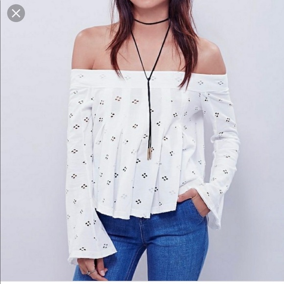 Free People Tops - Free people off shoulder Cleo top